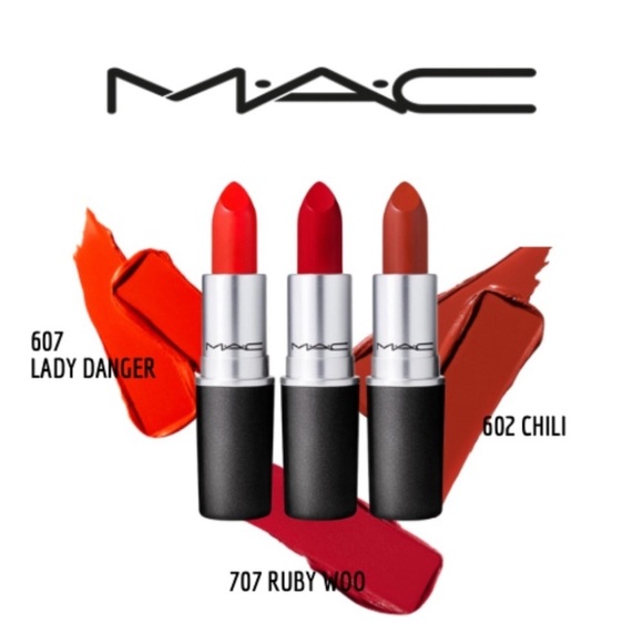 M•A•C Departure Travel Exclusive Dangerous Reds Lipstick Trio💋 - Picture 2 of 4